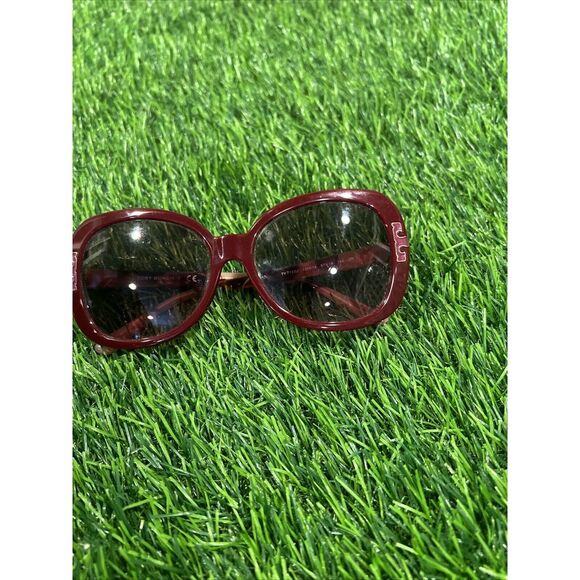 Tory Burch Sunglasses Red Frame TY7133U 1384/14 57-16 140mm ‎ Brown Lenses - Picture 4 of 8